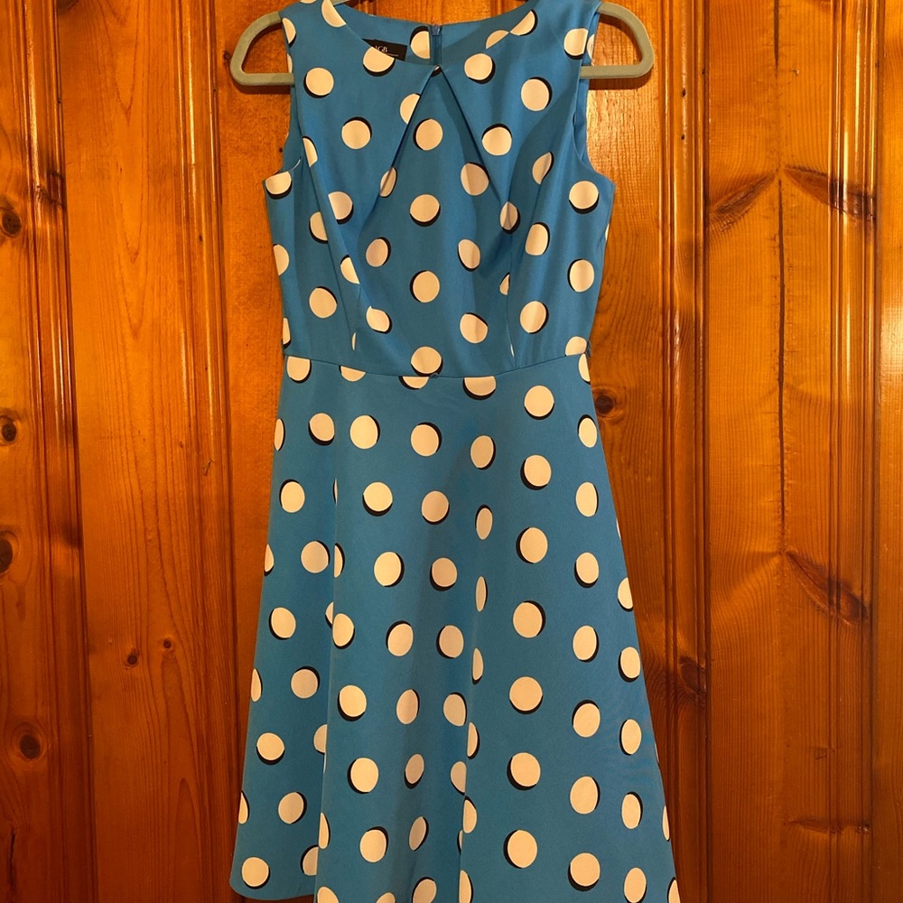 Vintage Polka Dot Sleeveless Dress
